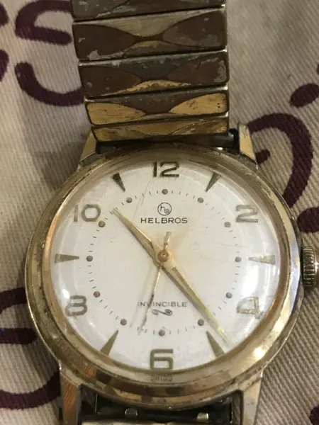 Vintage Helbros Invicible Automatic Wristwatches