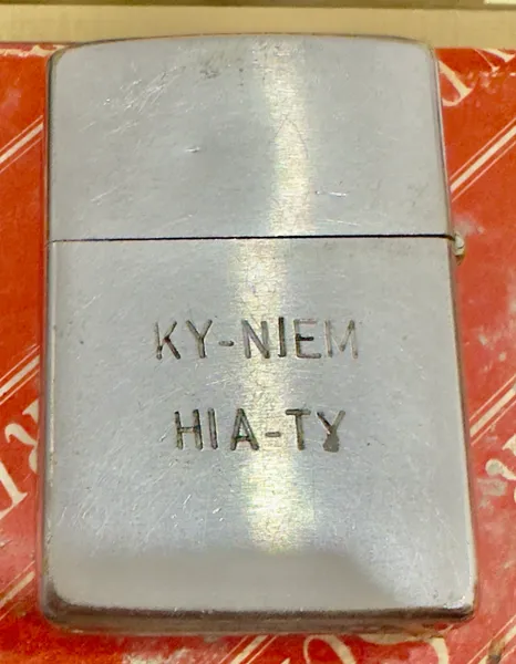 Vietnam War - US Military Nude Girls & Military Vietnam Anniversary “ Hia - Ty “ Zippo Lighter