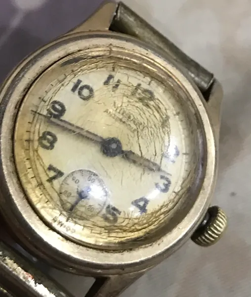 Vintage US Military Gold Plate Watches (Glass Broken)