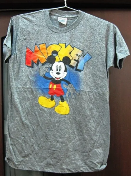 VINTAGE MICKEY MOUSE & JOE CAMEL ORIGINAL 80'S TRI-BLEND T-SHIRT SIZE - MEDIUM 38 - 40(7pcs)