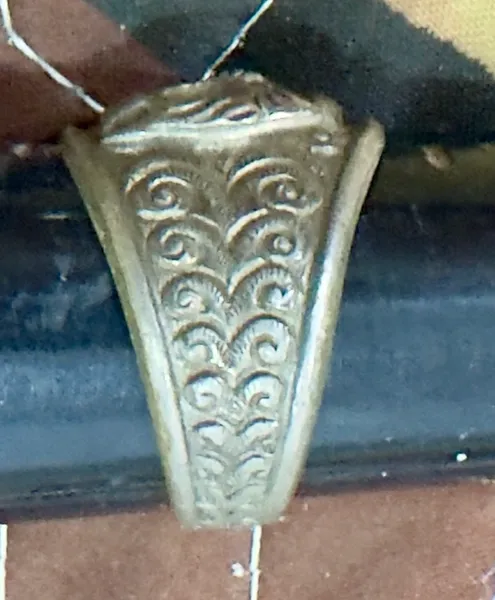 Vietnam War - South Vietnam “ Loi Ho “ Special Forces Tiger Stripe Ring Stamped marked “ Hoan my “