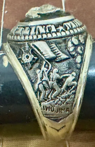 Vietnam War - US Military US Paratrooper Silver 92,5 % Ring