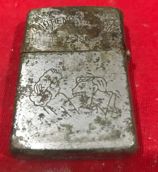 Vietnam War - US Military Combat Infantry Gun Zippo Lighter