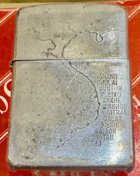 Vietnam War - US Military Vietnam Militaria Base Zone Fly United Bird “ AirForce Bomb “ Zippo Lighter