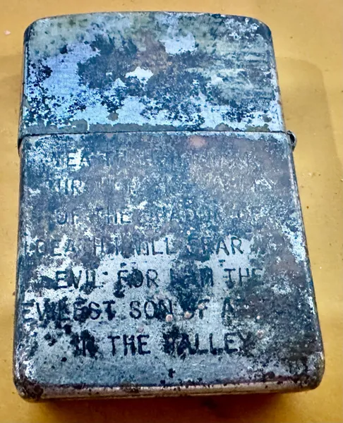 Vietnam War - US Military Poems Zippo Lighter