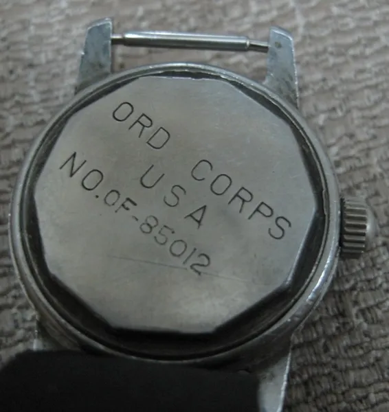 ORIGINAL US Military Hamilton 748 Wristwatch ORIGINAL ALL WAR IN WATCH