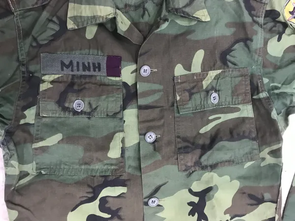 Vietnam War -South Vietnam Ranger " Minh " Soilder of Marine Corps Binh sĩ TQLC Team Rank Uniforms A3Q3