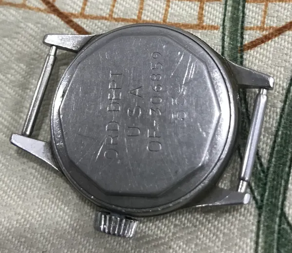 Original US Military Hamilton Watches small broken scratches Glasses in war time