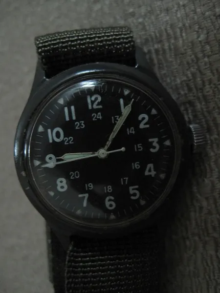 ORIGINAL US Military Benrus MIL-W-46374 Wristwatch (APR 1969) 