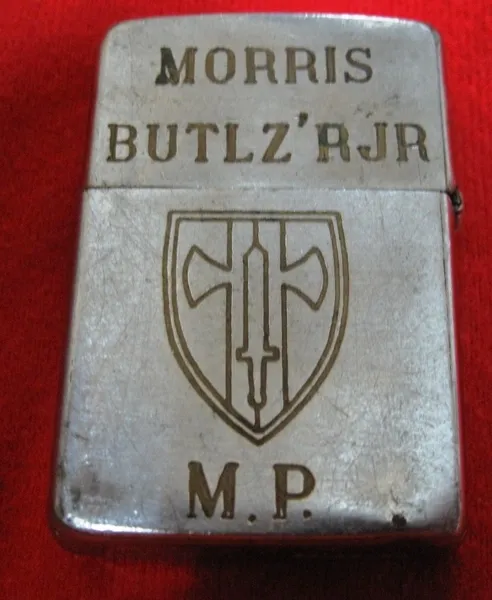 Vietnam Military US NAVY Seal Tran Hung Dao 3 " Robert " Sea Float Zippo Lighter M.P. RORRIS BUTLZ'RJR 