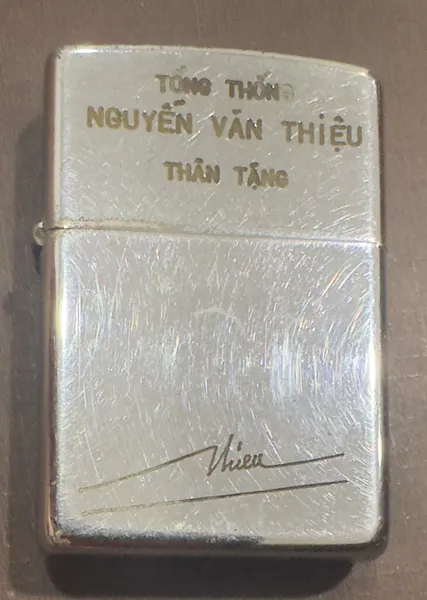 Vietnam War - Presidential States of VNCH “ Nguyen Van Thieu “ Zippo Lighter