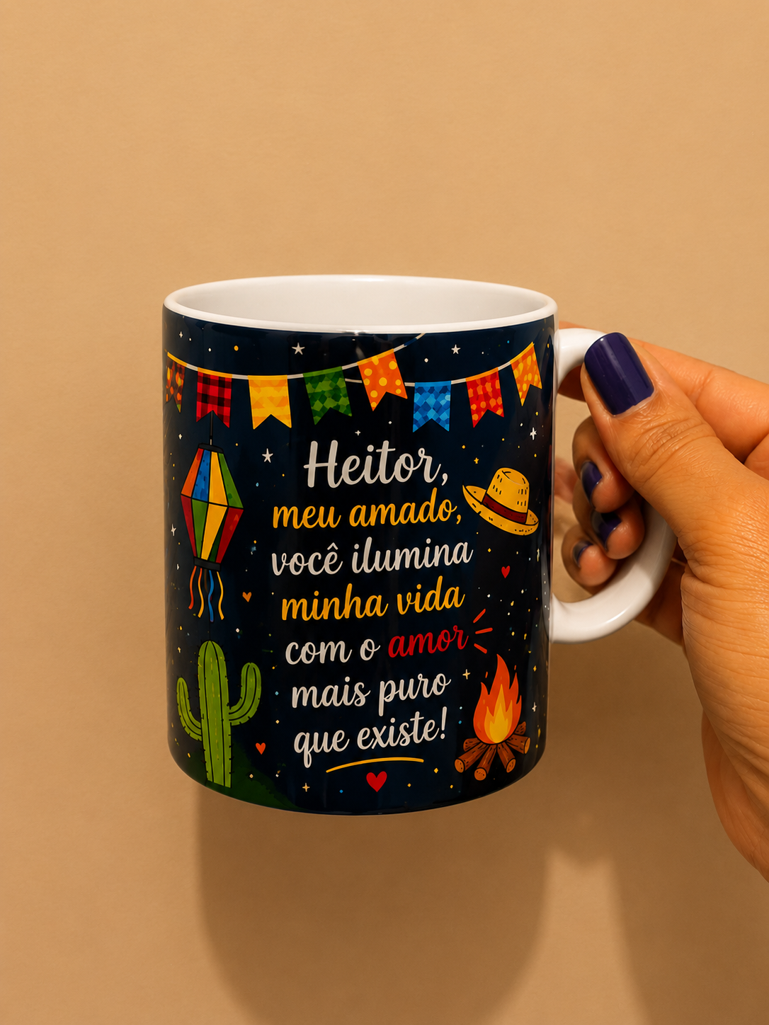 Caneca de Porcelana 325ml Personalizada