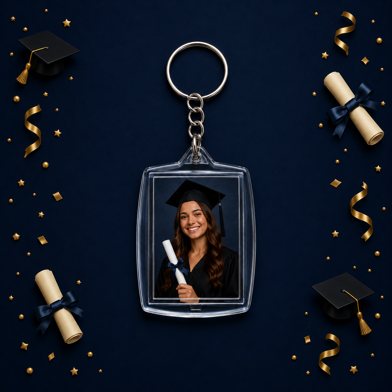 Chaveiro Acrílico personalizado - Formatura