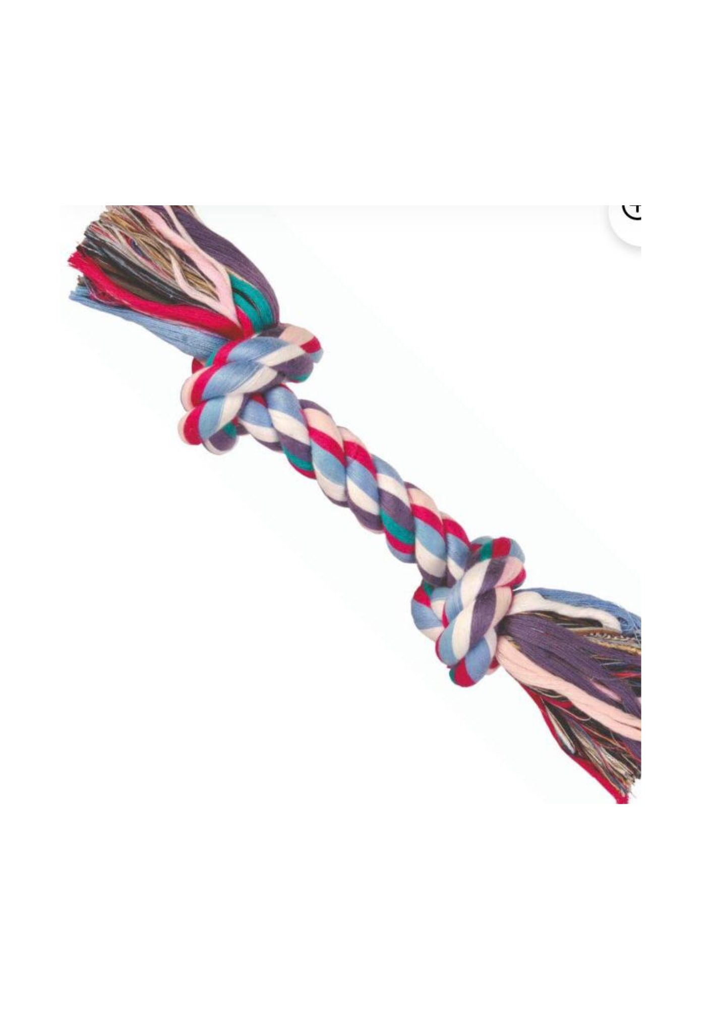 Multicolor Cotton Dog Rope Toy