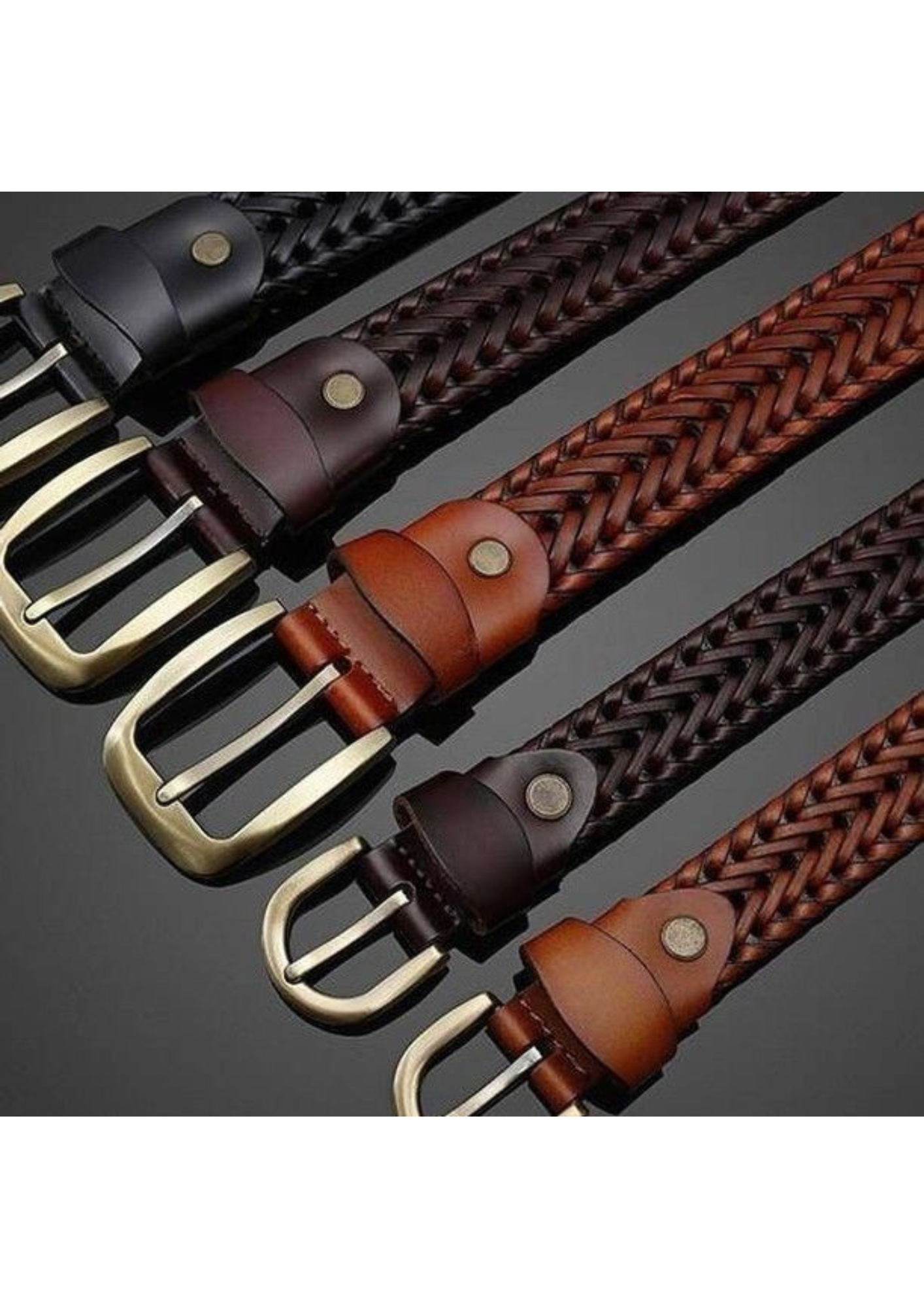Braided Leather Belts