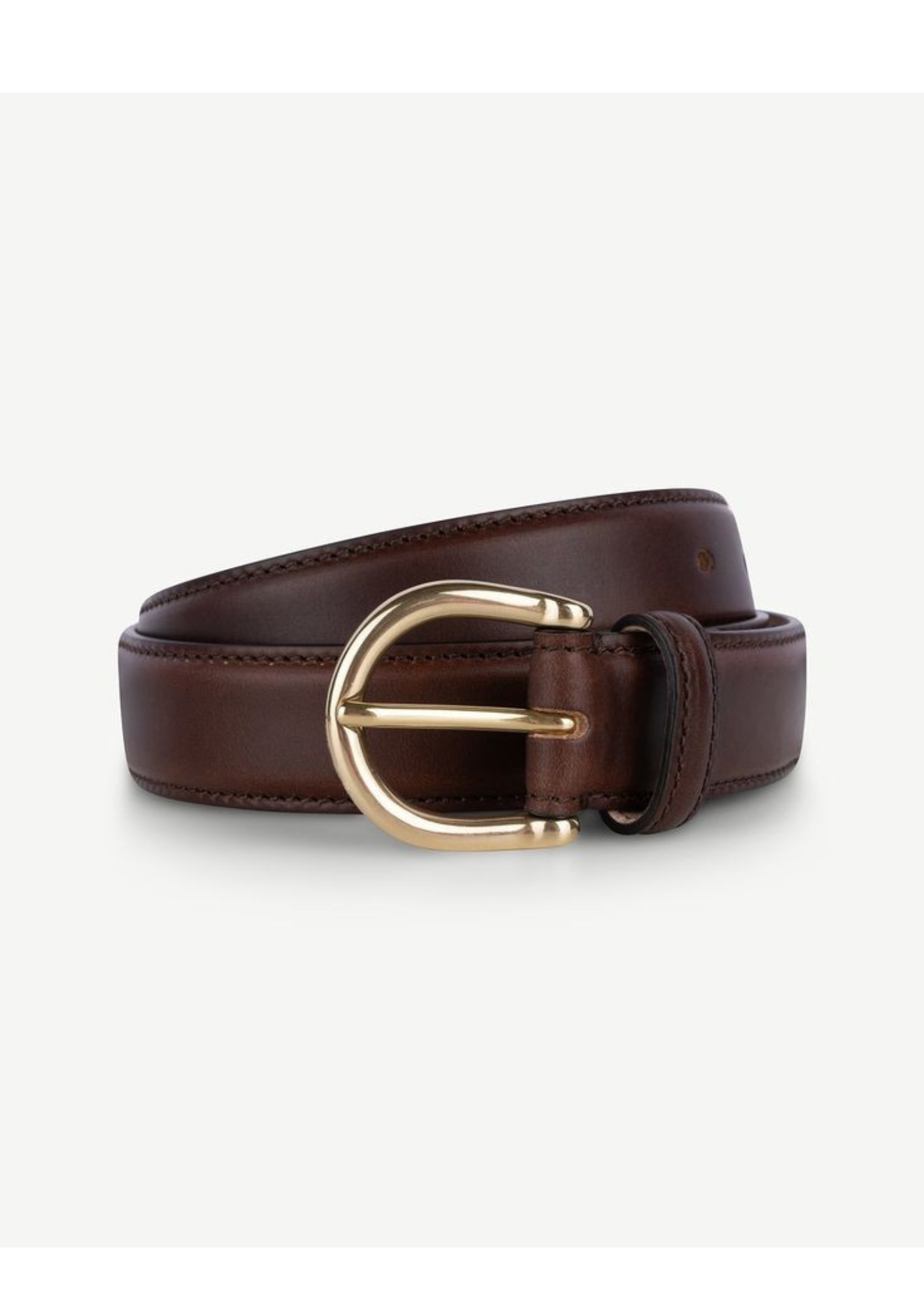 Classic Brown Leather Belt
