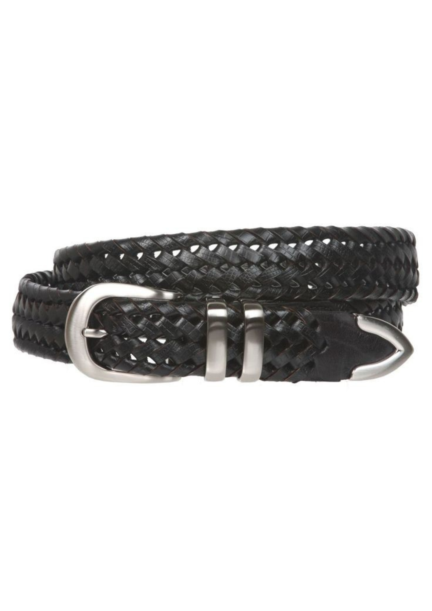 Men's Braided Leather Belt