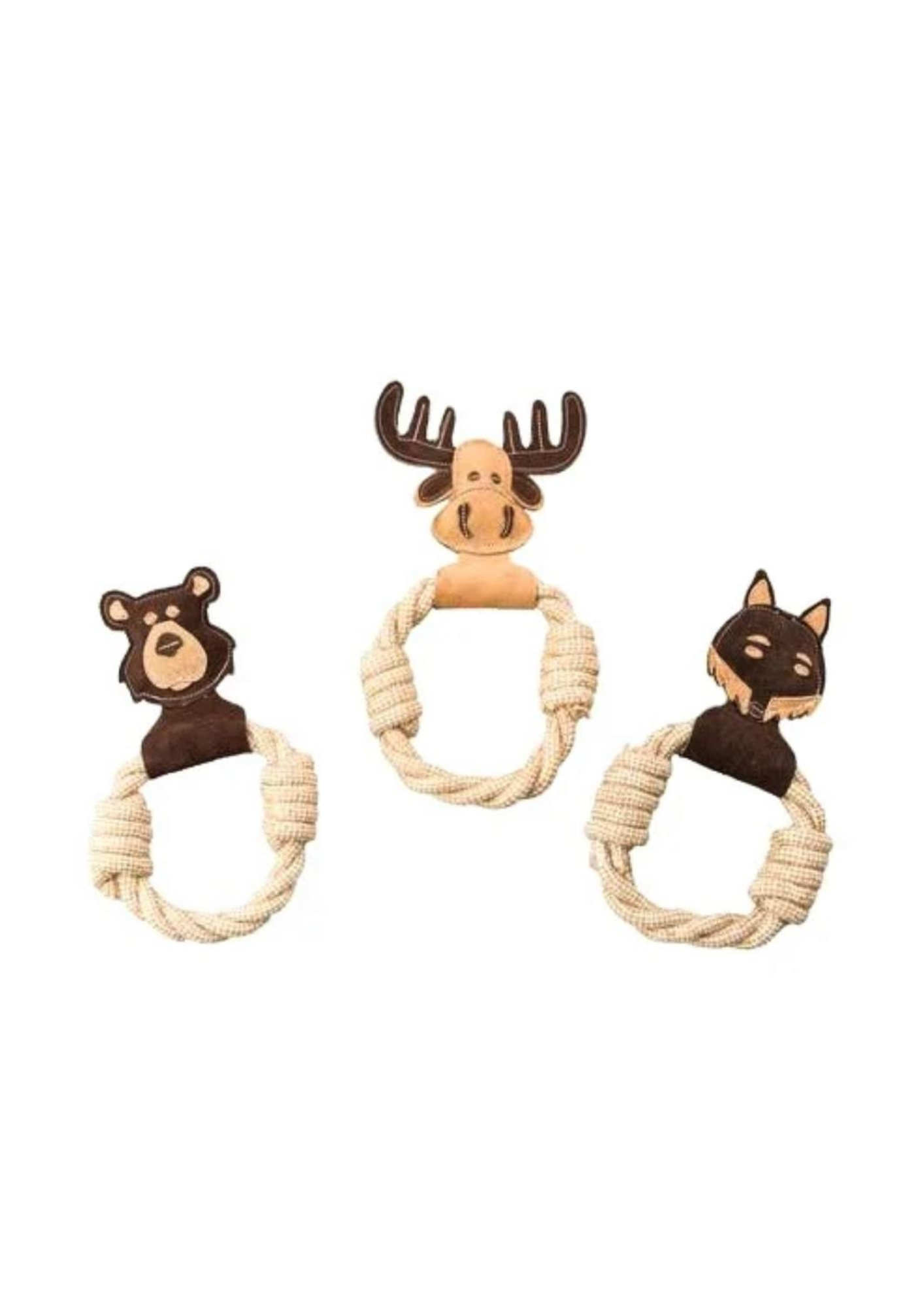 Animal Rope Dog Toys Set