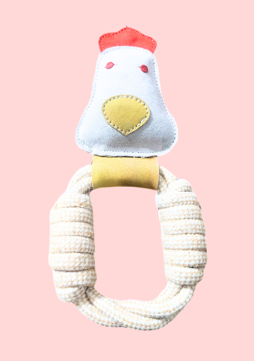 Chicken Plush Dog Pulling Toy