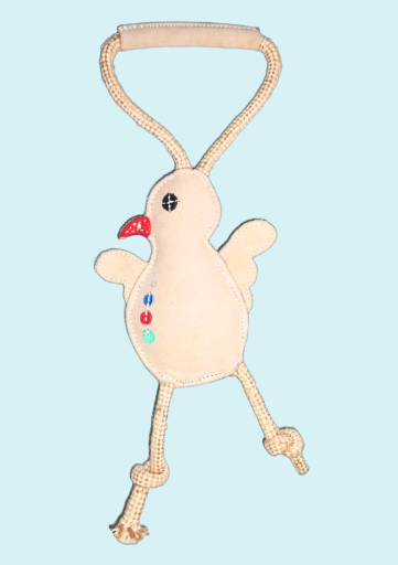 Bird-Shaped Dog Tug Toy