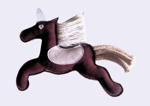 Plush Horse Dog Toy