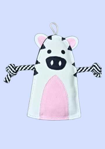 Zebra Dog Toy