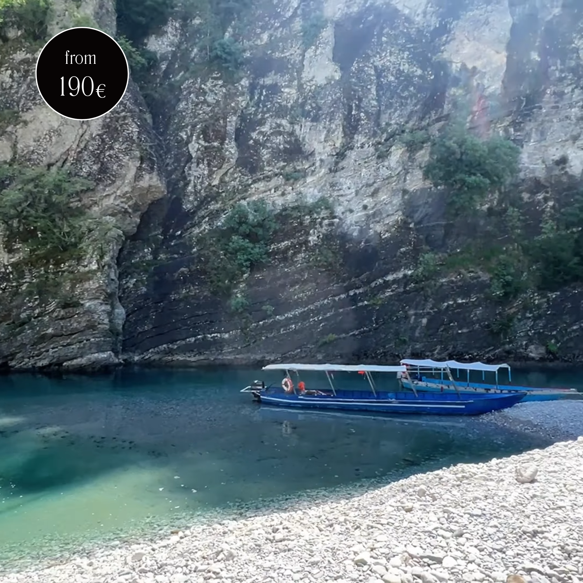 Private boat Shala River