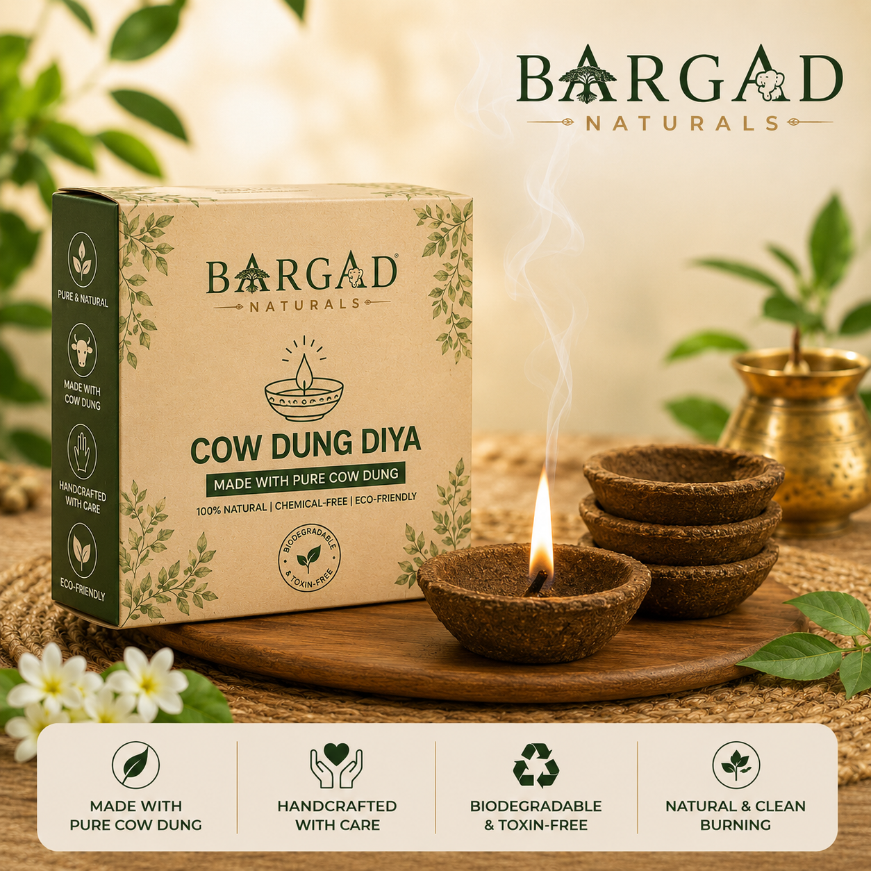 Cow Dung Diyas
