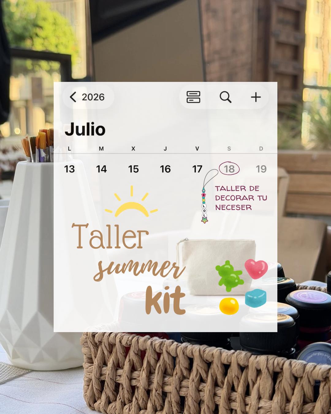 Taller creativo "Summer Kit" , Aguadulce , 18 de Julio de 2026 