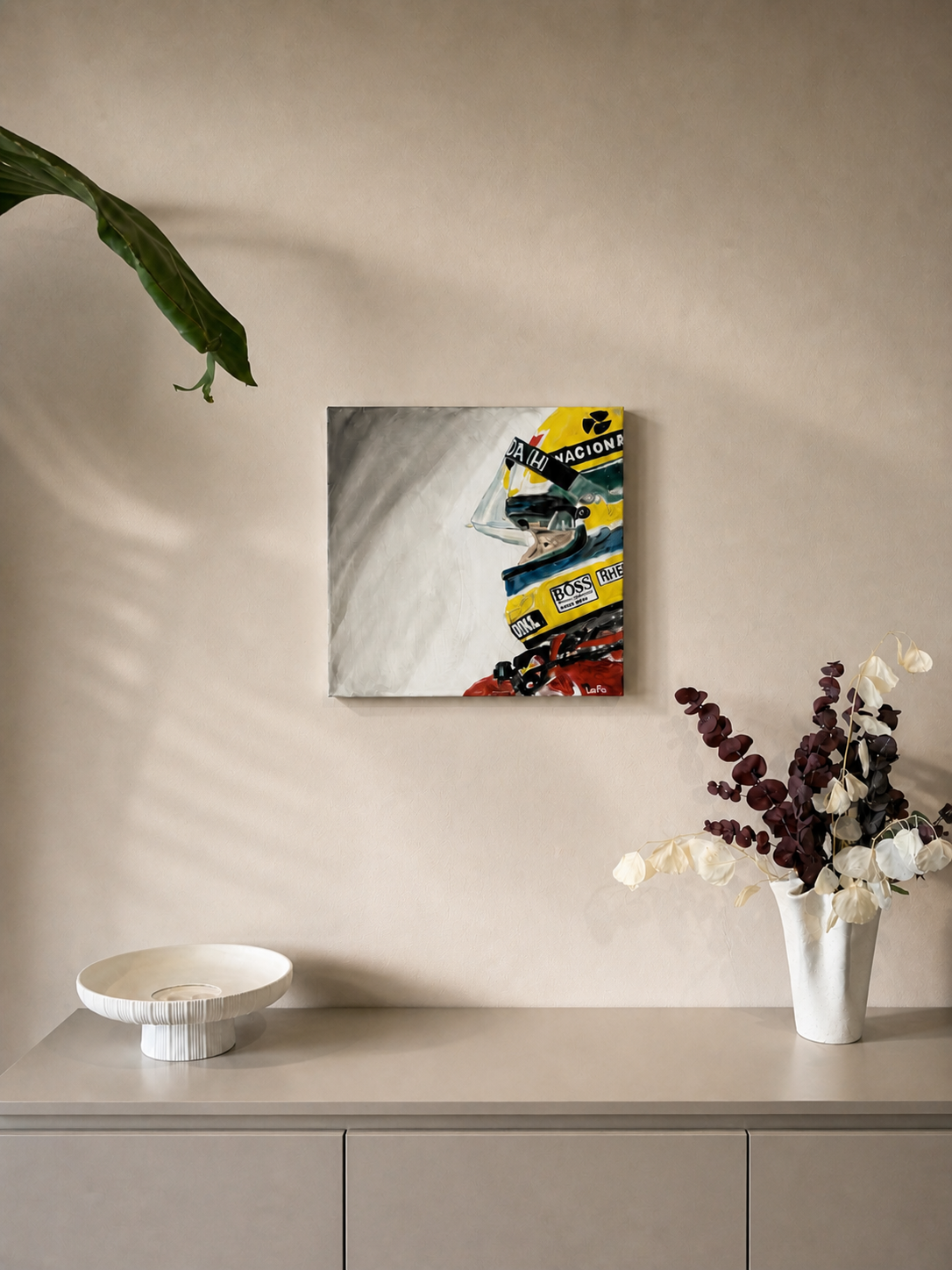 Senna's Helmet | Original Artwork