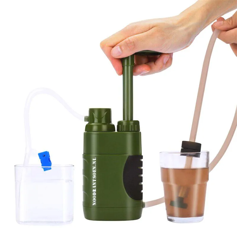  leger waterfilter – 3 Liter – filtert PFAS bacteriën en micro-plastics, werkt zonder stroom- BPA-vrij drinkwater