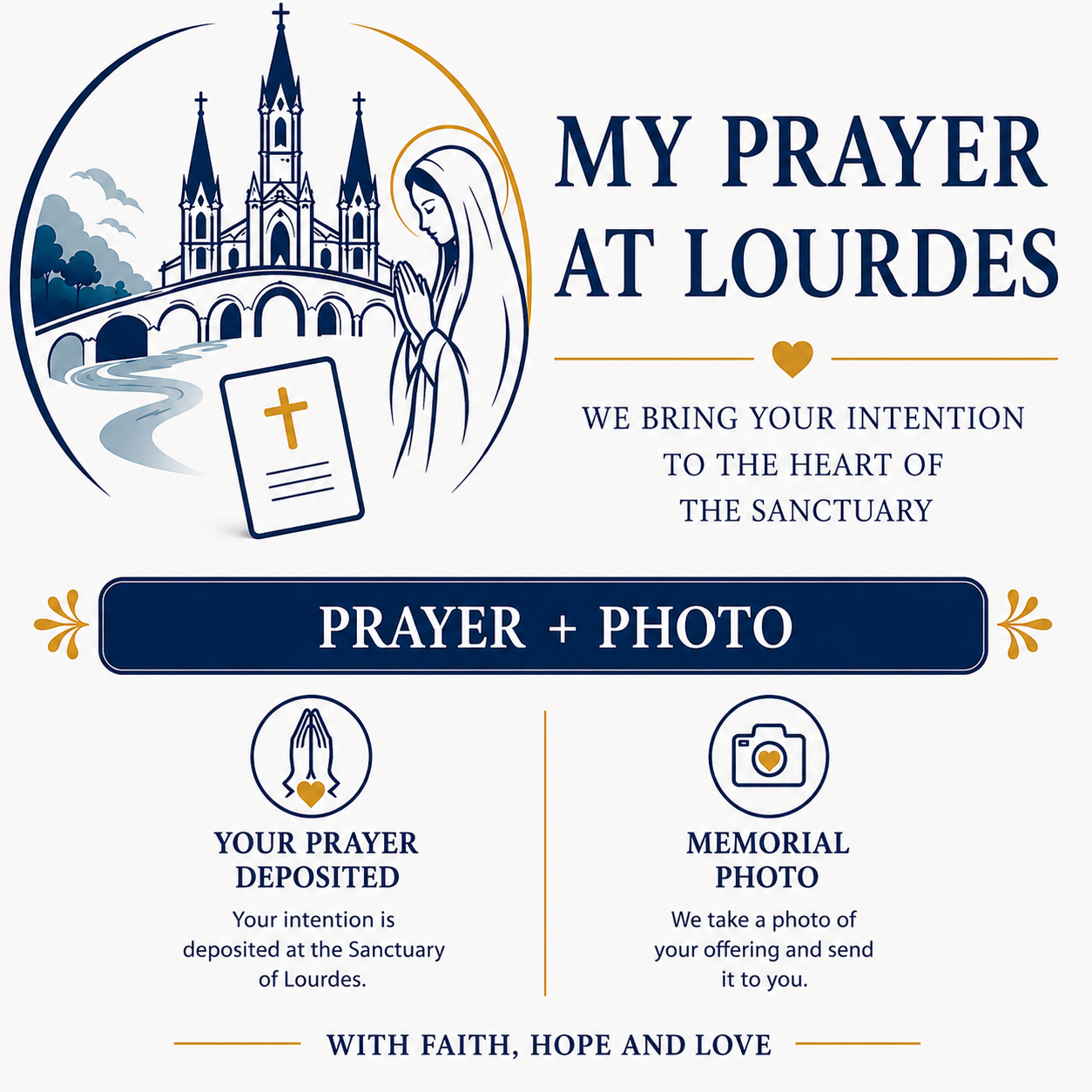 My prayer at Lourdes