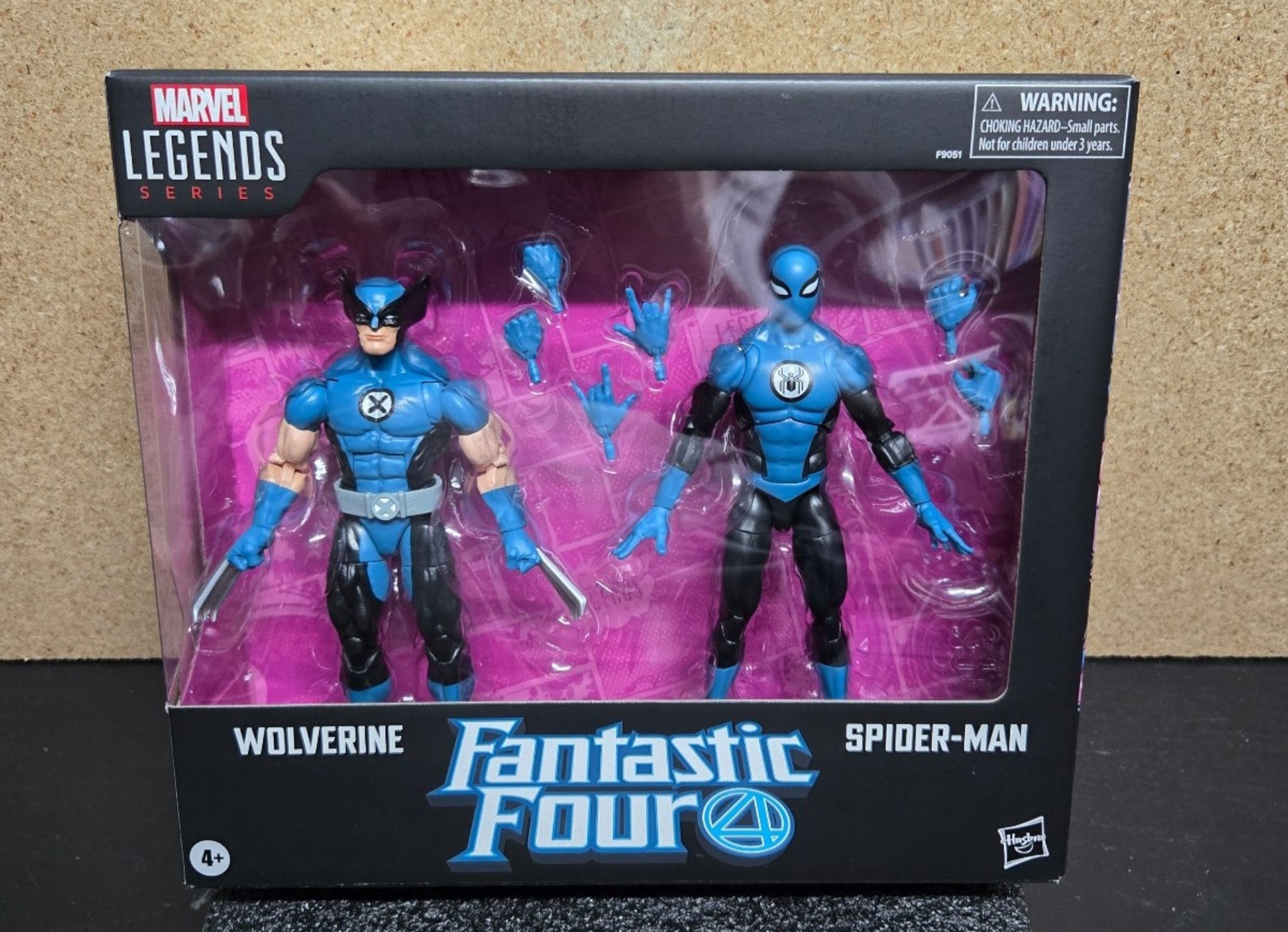 Marvel Legends Wolverine & Spider-Man Fantastic Four Set