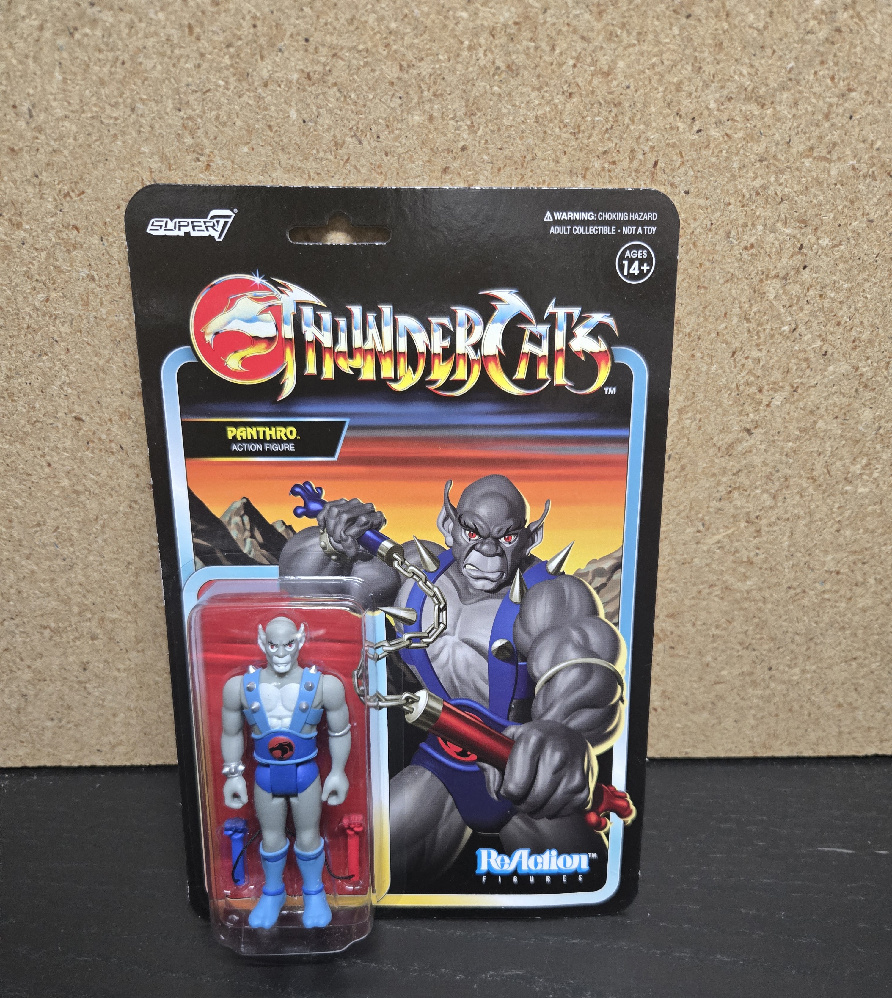 Super7 Reaction Thundercats Panthro Action Figure 3.75-inch 