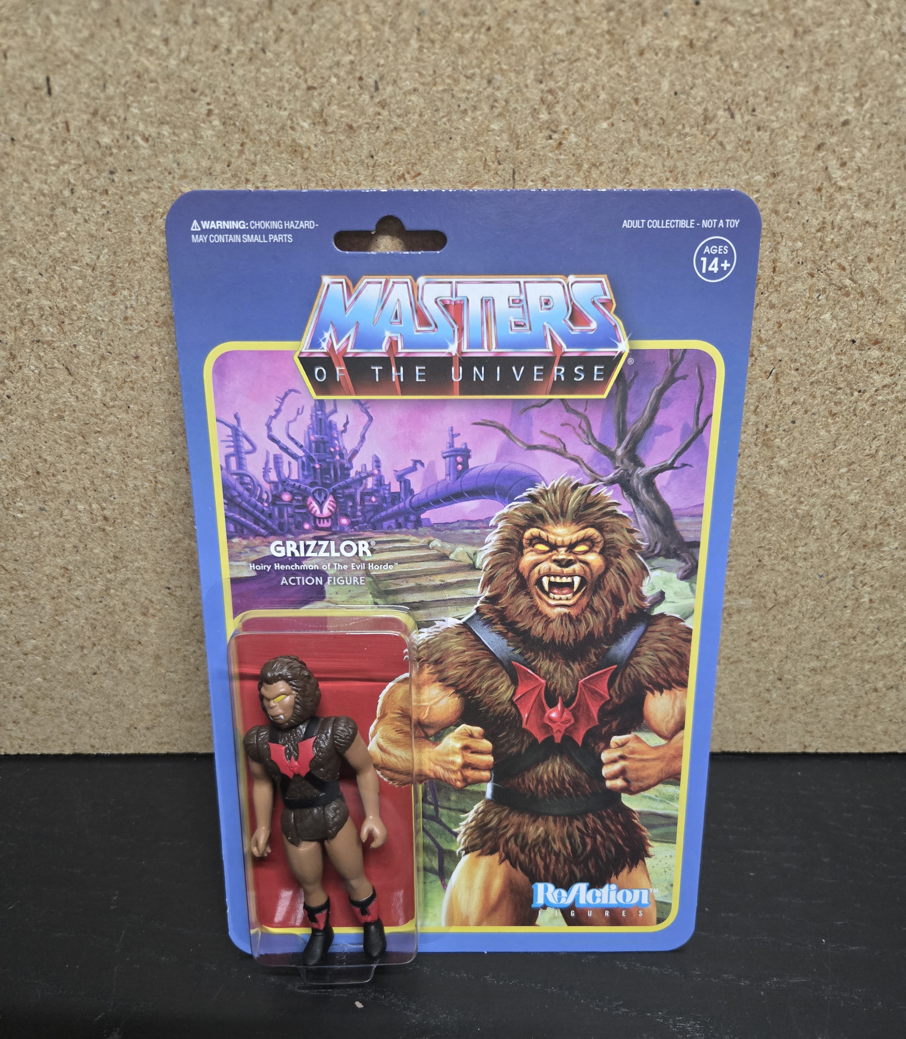 Super7 Reaction 3.75 inch Masters of the Universe Grizzlor Action Figure