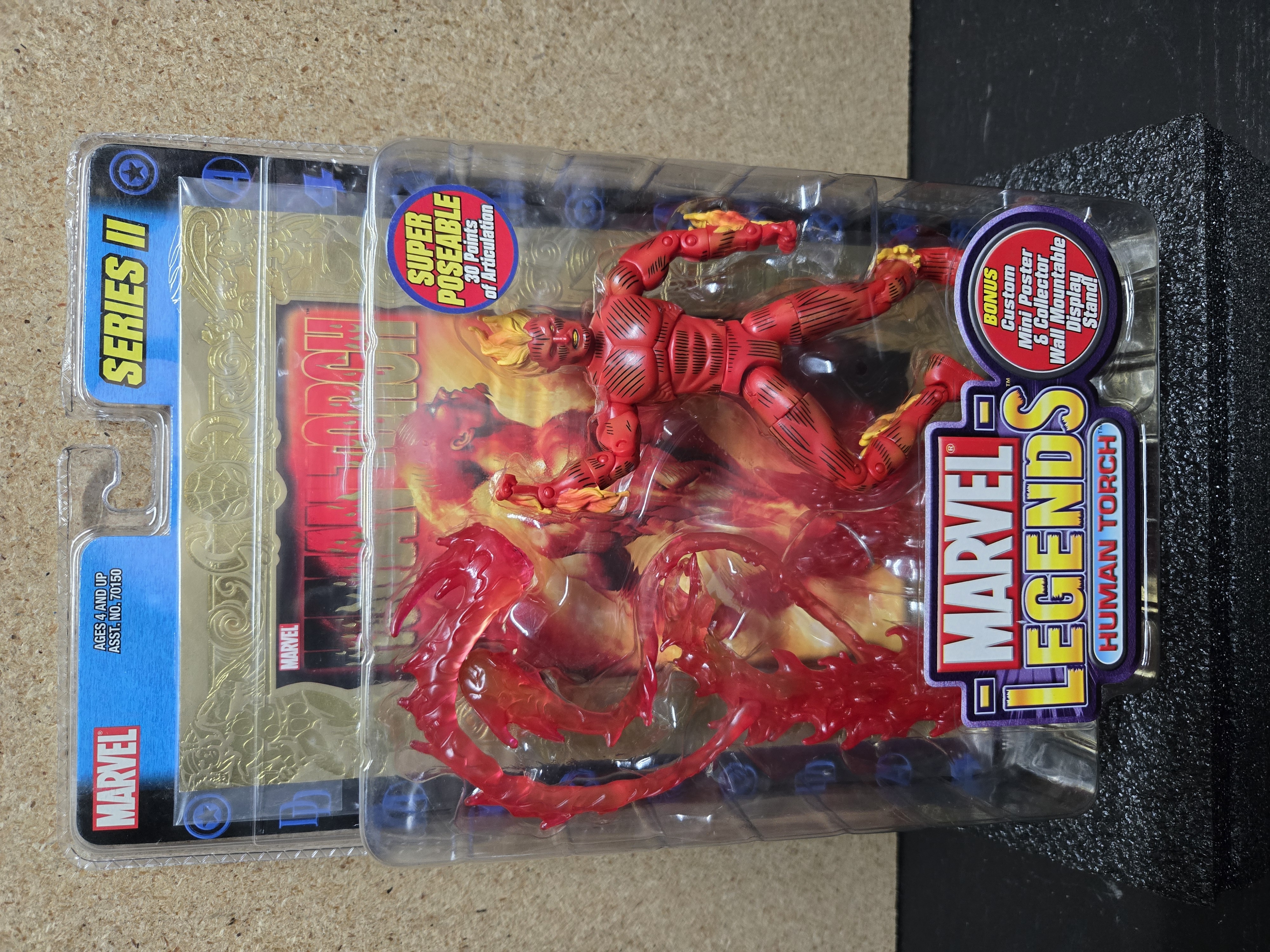 Toybiz Marvel Legends Human Torch Action Figure