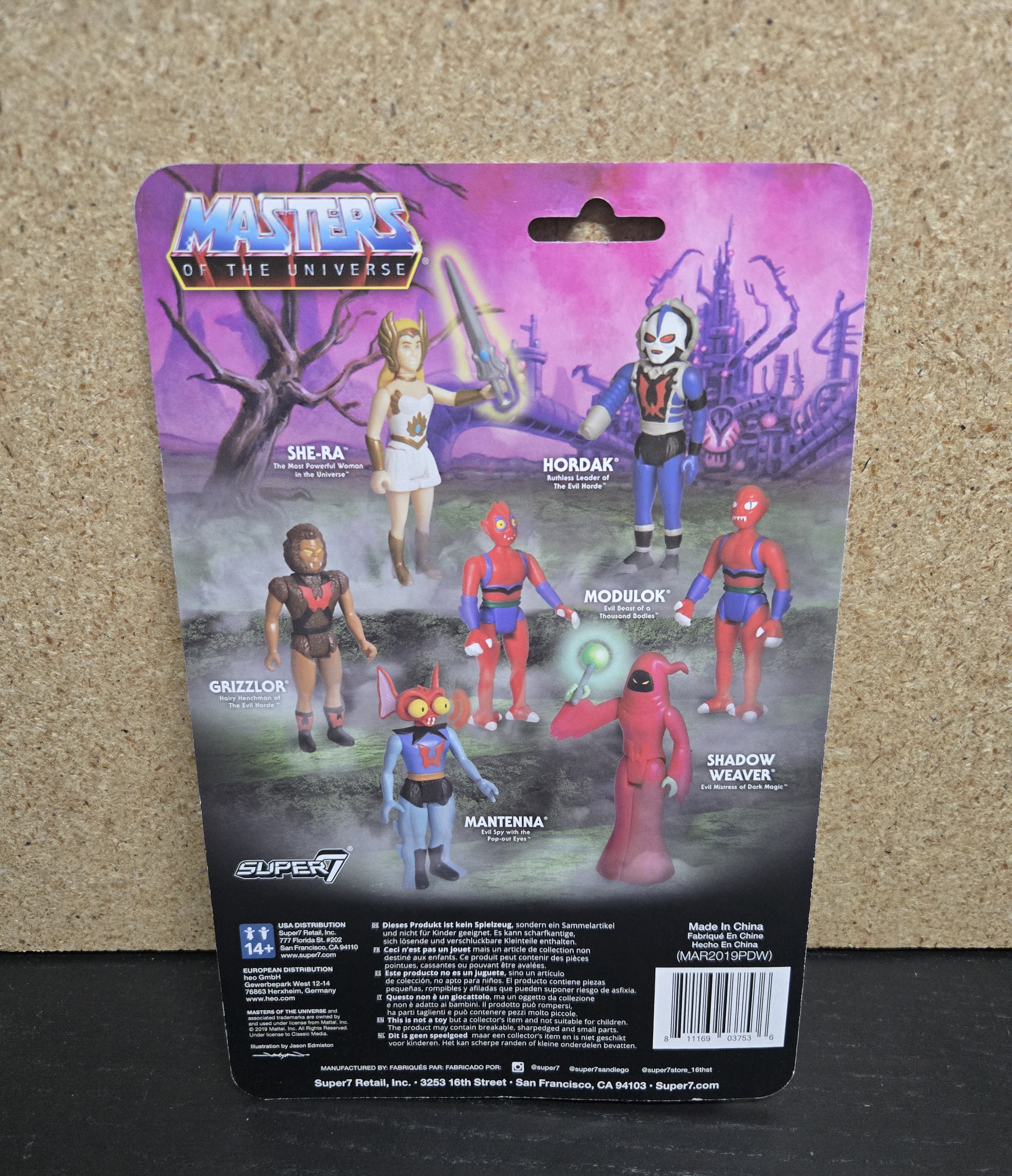 Super7 Reaction Masters of the Universe 3.75-inch Hordak Action Figure