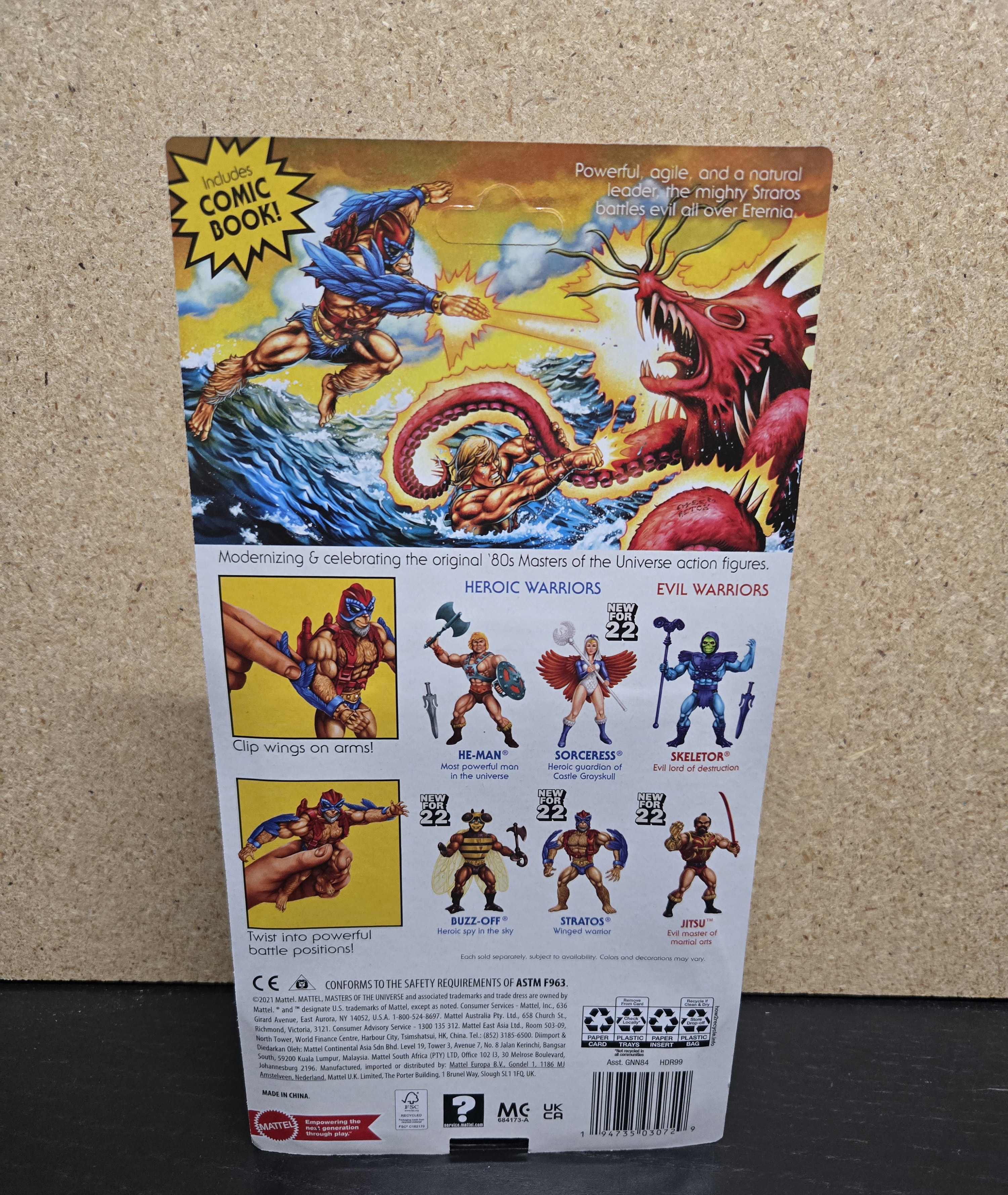 Masters of the Universe Stratos Action Figure