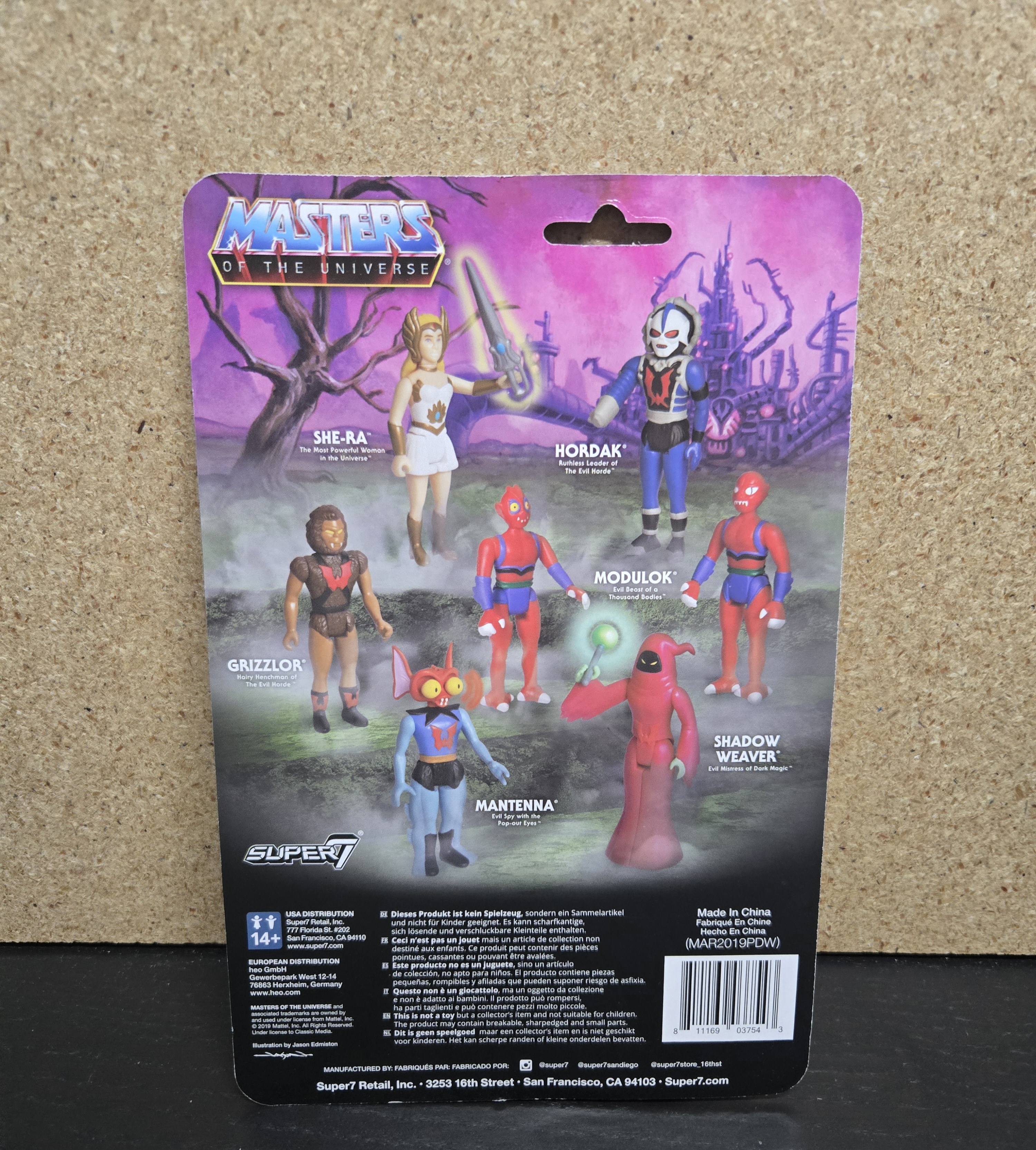 Super7 Reaction 3.75 inch Mantenna Action Figure