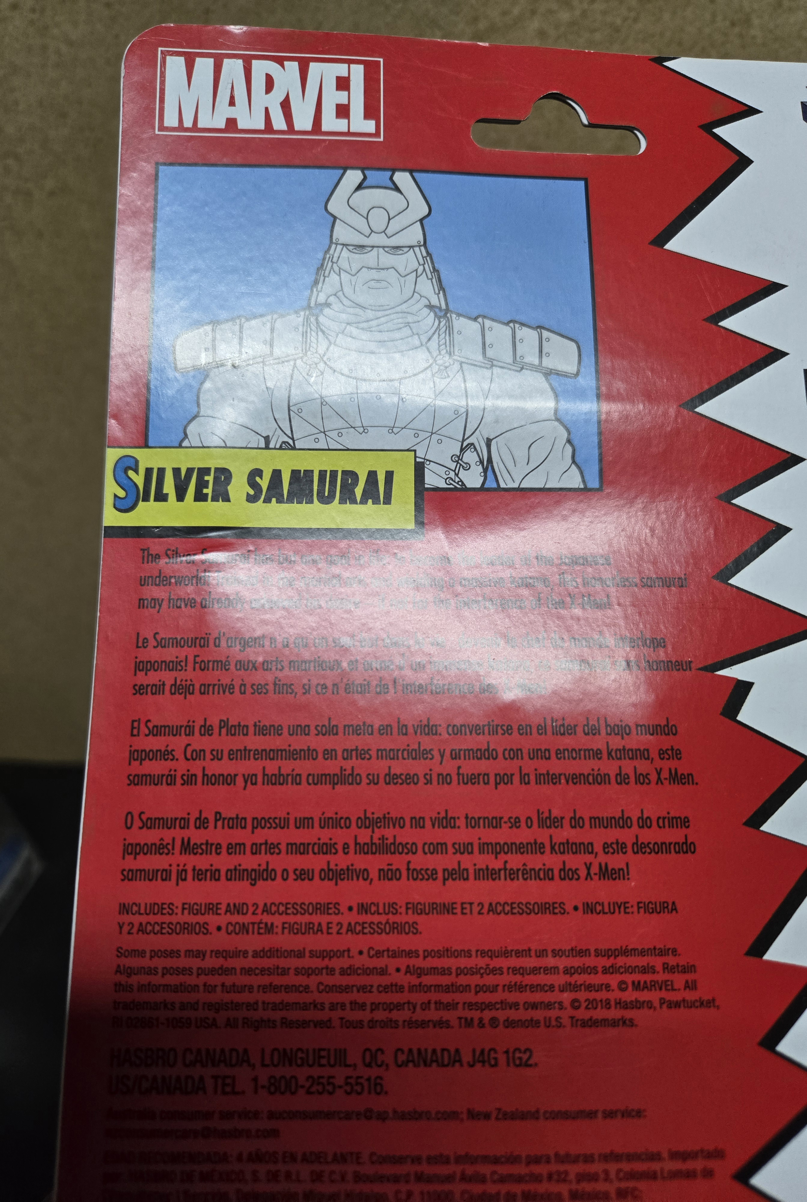 Silver Samurai Action Figure