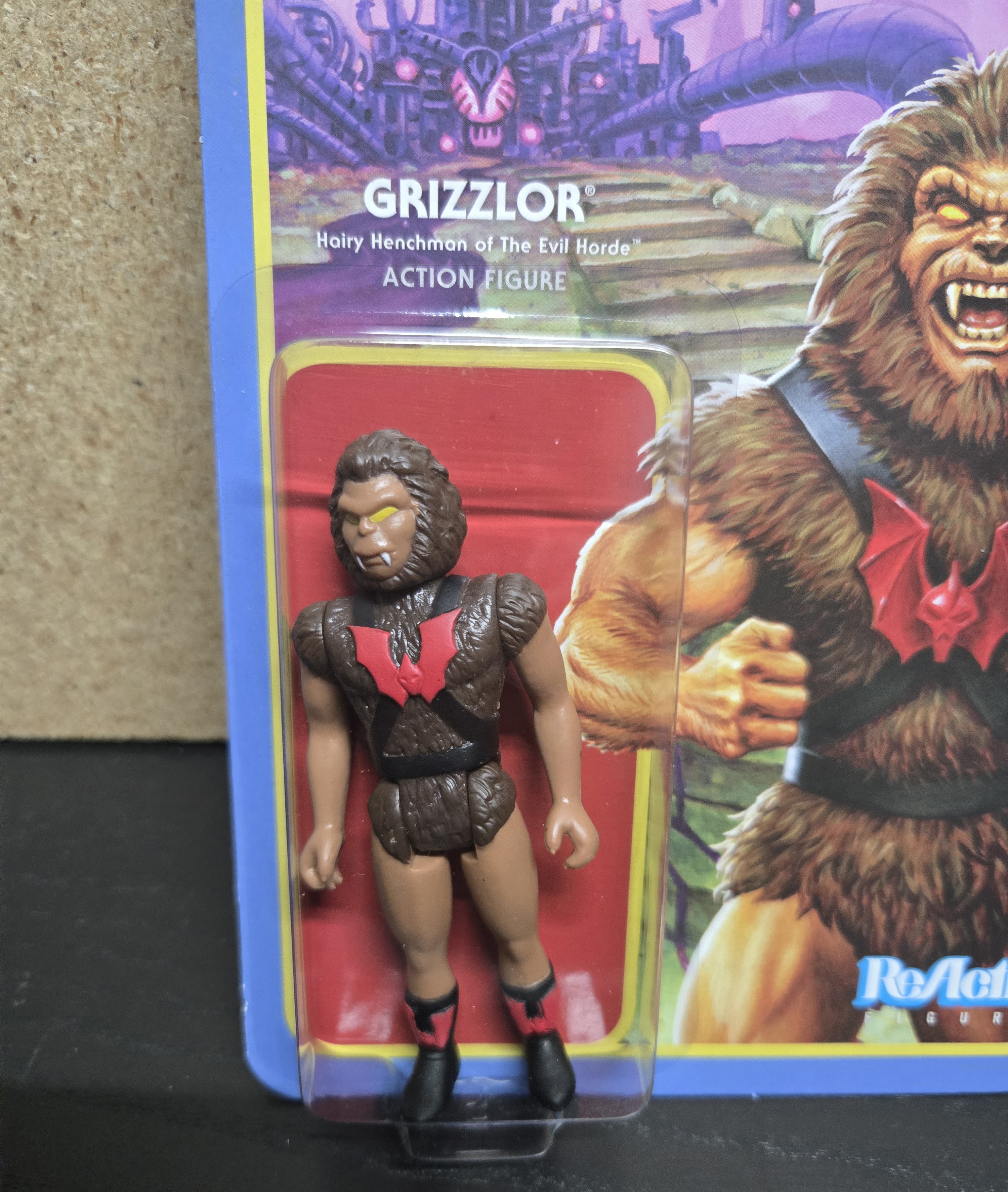 Super7 Reaction 3.75 inch Masters of the Universe Grizzlor Action Figure