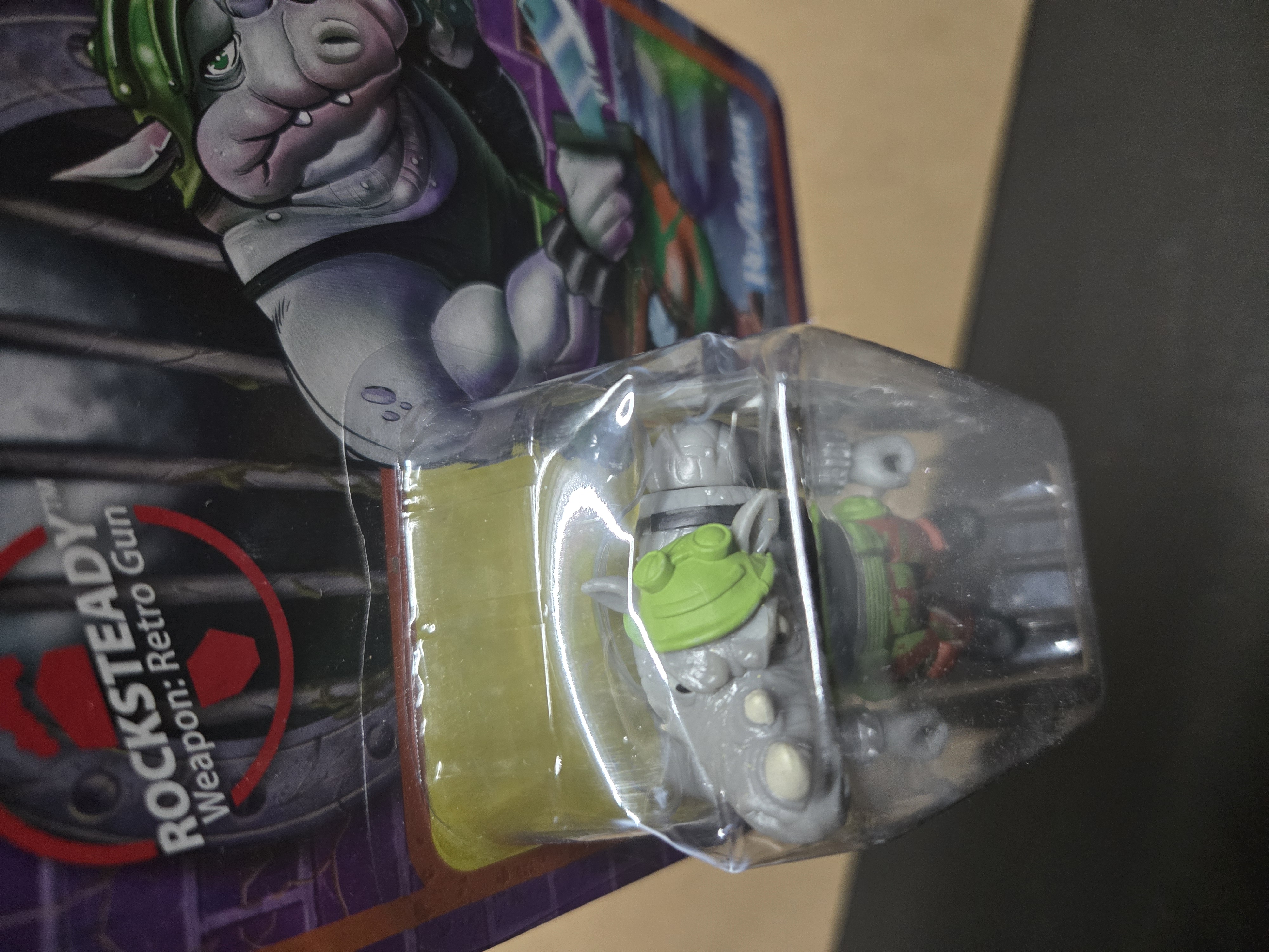 Super7 Reaction Tmnt  Rocksteady Action Figure 3.75-inch 