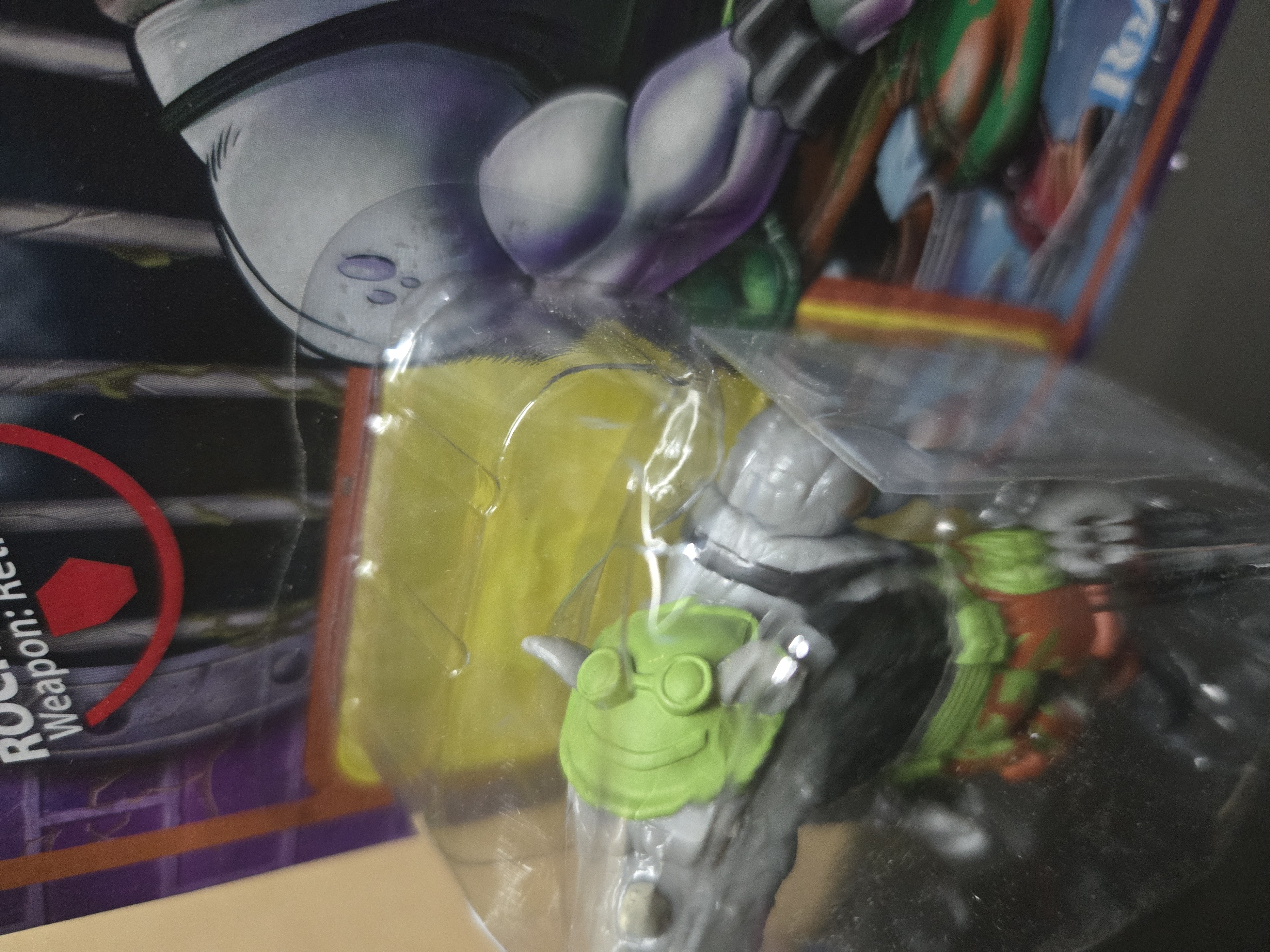 Super7 Reaction Tmnt  Rocksteady Action Figure 3.75-inch 