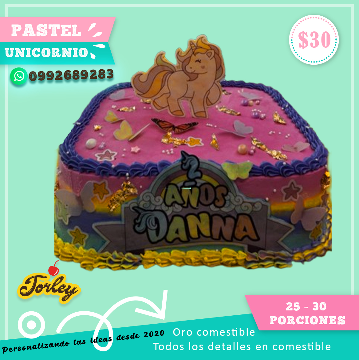 Pastel Unicornio