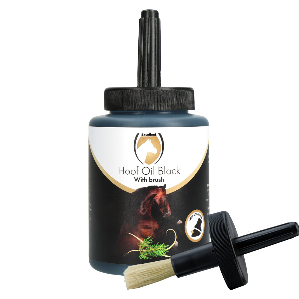 Excellent Horse Hoof Oil Black (with brush) 