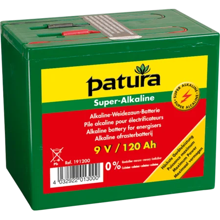 Super alkaline batterij, 9 V