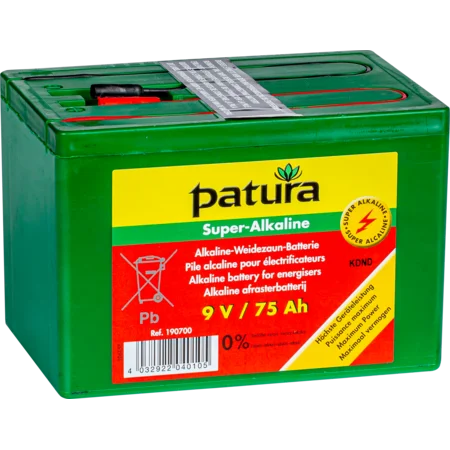 Super alkaline batterij, 9 V
