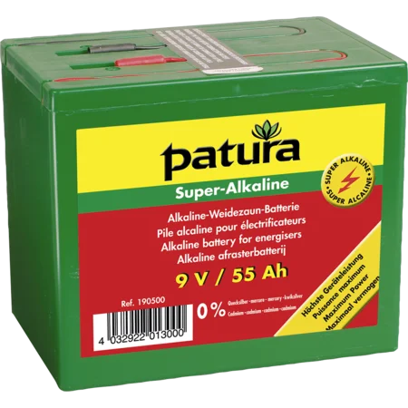 Super alkaline batterij, 9 V