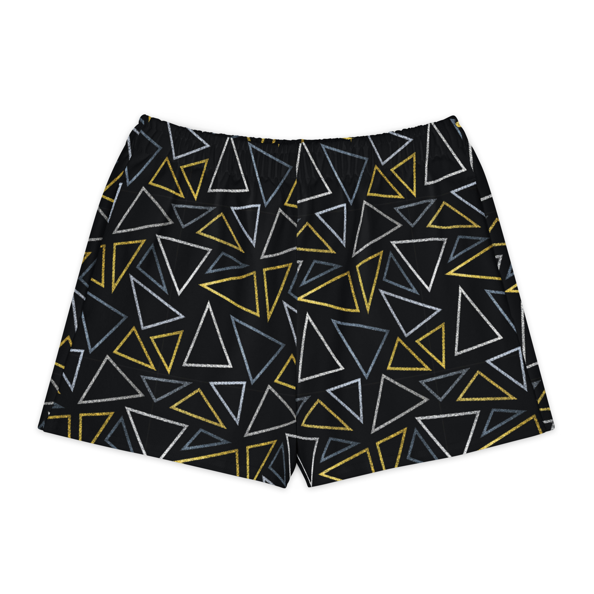 Hipster Polygon Triangles Unisex Cotton Shorts