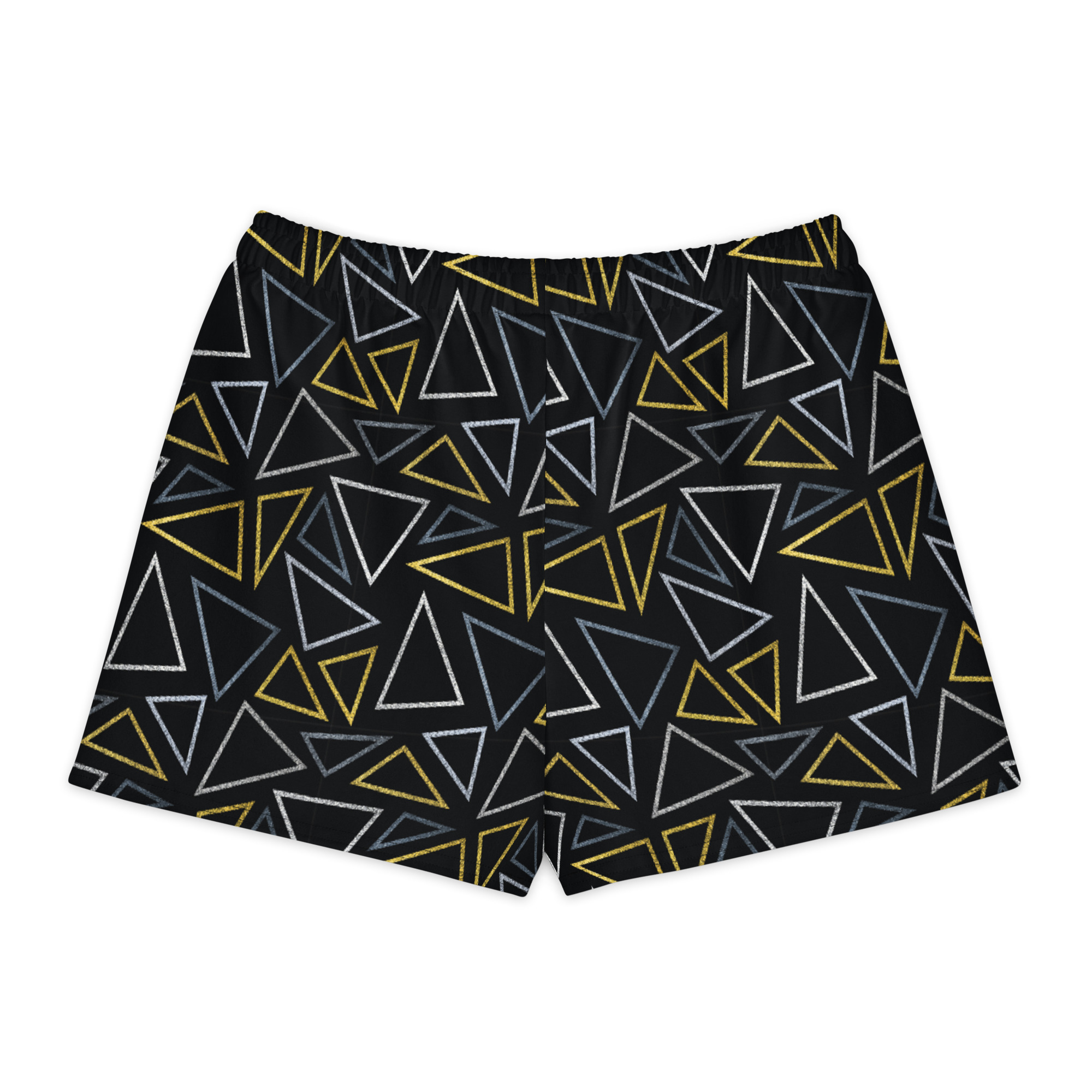 Hipster Polygon Triangles Unisex Cotton Shorts